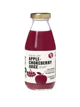 Volga Joy Cold Pressed Apple And Chokeberry Juice, 300 Ml
